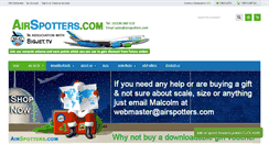 Desktop Screenshot of airspotters.com