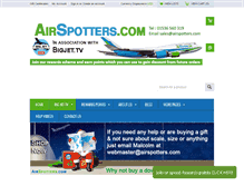 Tablet Screenshot of airspotters.com